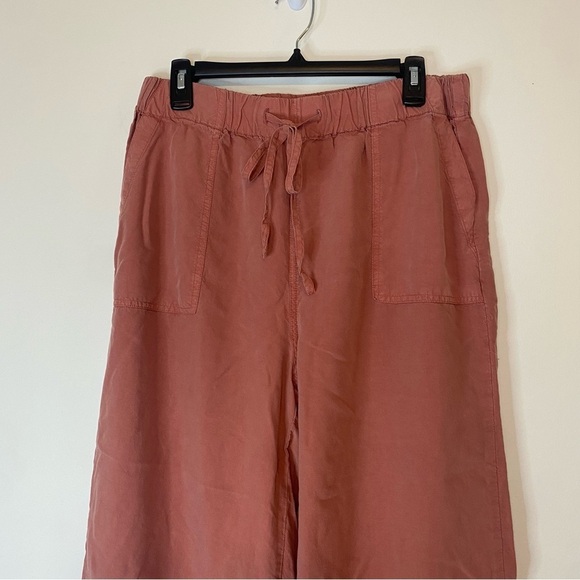 Thread and Supply Rusty Pink Brown Dress Pants Wide-Leg Lagenlook Extra Large - Picture 2 of 16